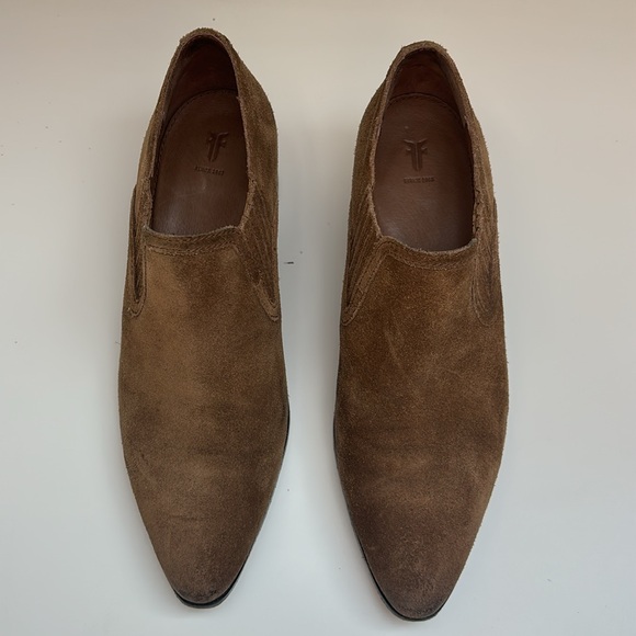 Frye Eleanor Suede Western Bootie - Picture 2 of 8